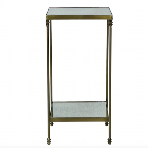 Lux Side Table with Glass