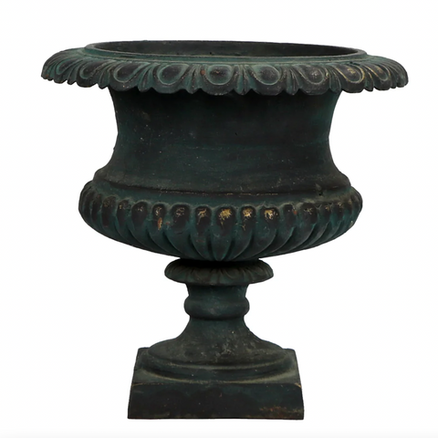 Green Shallow 18.75" Urn