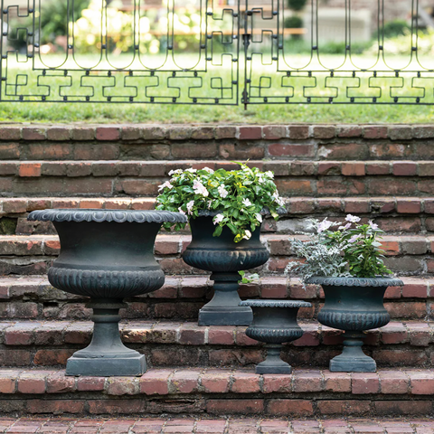 Green Shallow 18.75" Urn