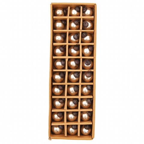 Silver Mercury Ball Ornaments - Box Set