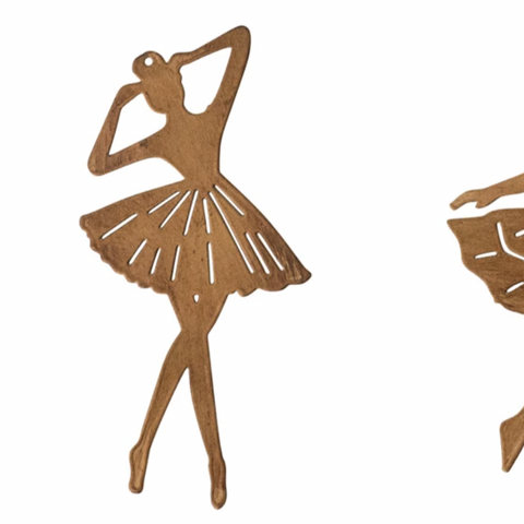 Brass Ballerina Ornament