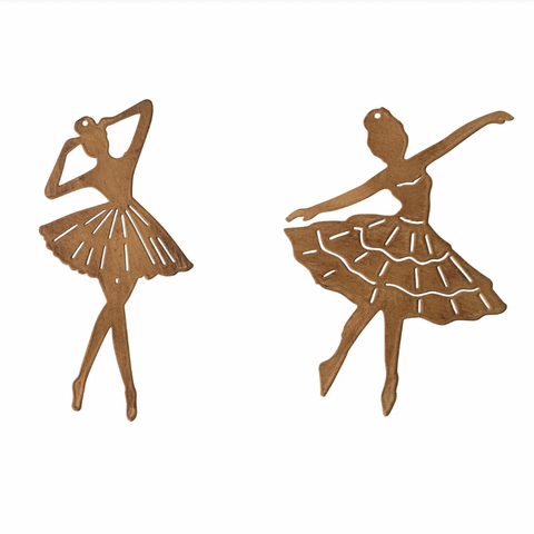 Brass Ballerina Ornament