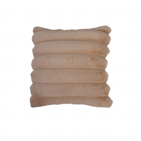 Blush Faux Fur Pillow