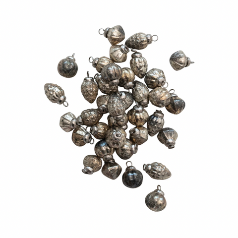 Antique Silver Ornaments - S/36