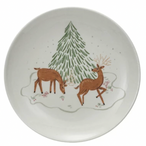 Woodland Stoneware Plate