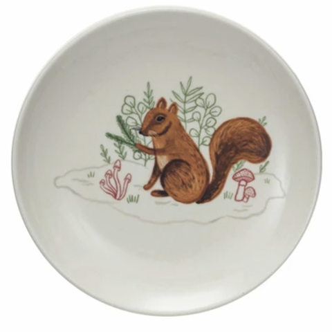 Woodland Stoneware Plate