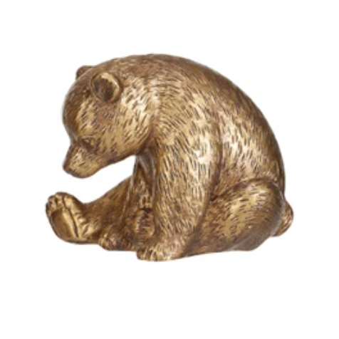 Antique Gold Resin Animal