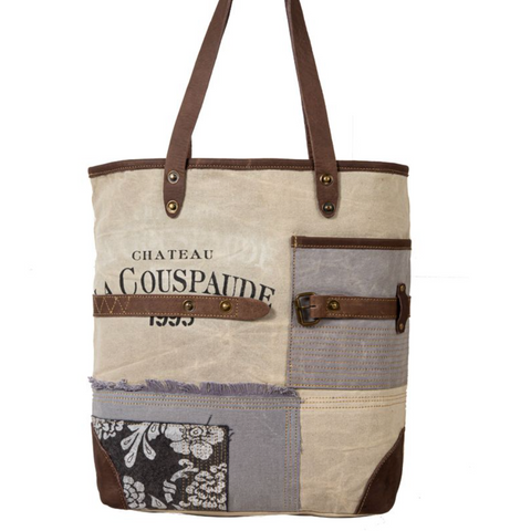 French Countryside Patchwork Tote