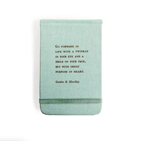 Gordon B. Hinckley Fabric Notebook