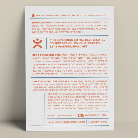 Conscious Tattoo Pack