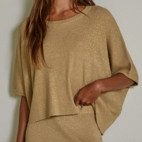 Gold Knit Top