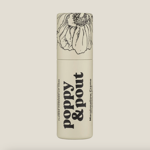 Marshmallow Creme Poppy & Pout Lip Balm