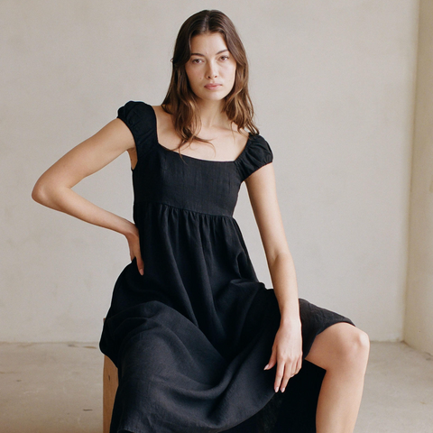 Novella Maxi Dress - Black