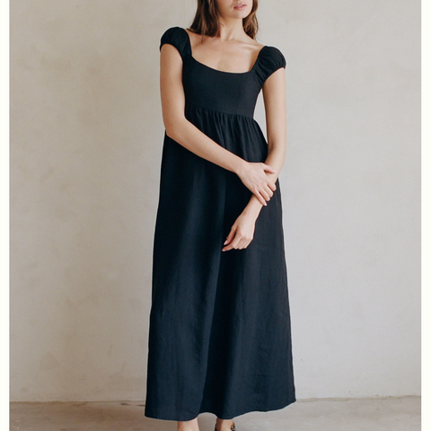 Novella Maxi Dress - Black