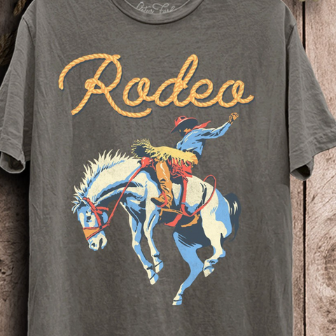 Stone Gray Rodeo Tee