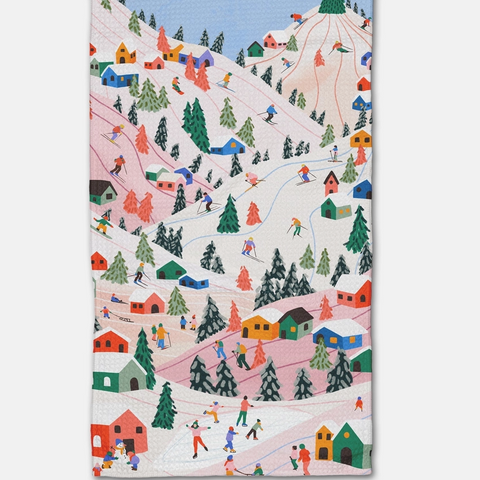 Winter Holiday Bar Towel