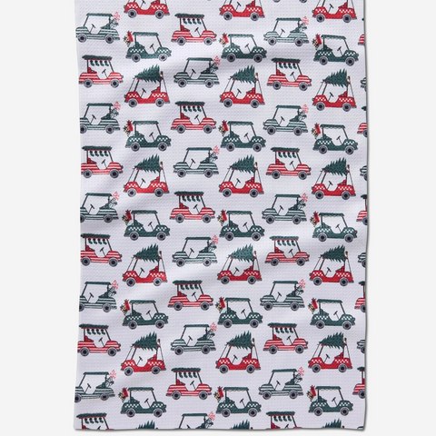 Holiday Golf Kitchen Towel