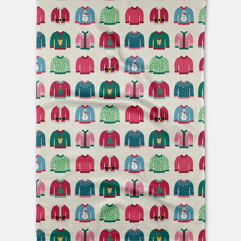 Christmas Sweaters Kitchen Towel