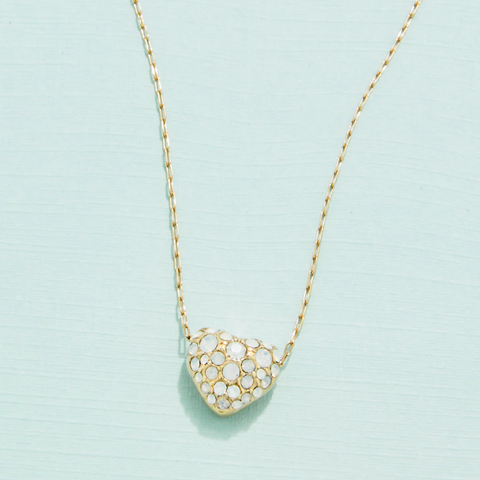 Sparkling Heart Sea La Vie Necklace