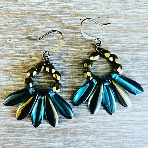 Midnight Dagger Earrings