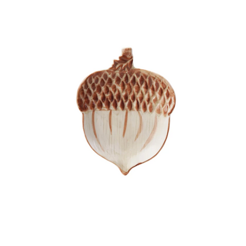 Acorn Stoneware Dish