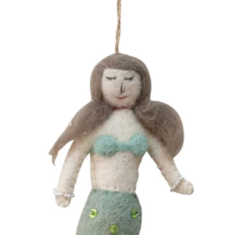 Felt Mermaid Ornament