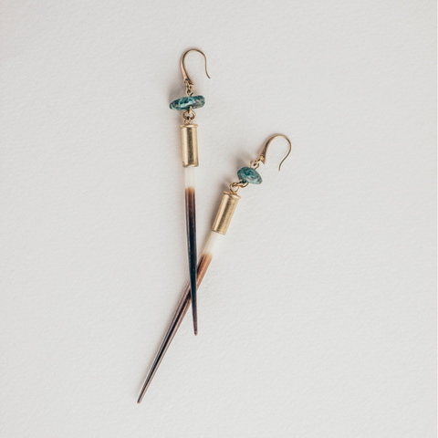 Dutton Hook Earrings - Turquoise