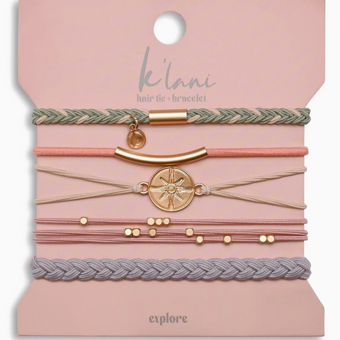 Explore Hair Tie Bracelet