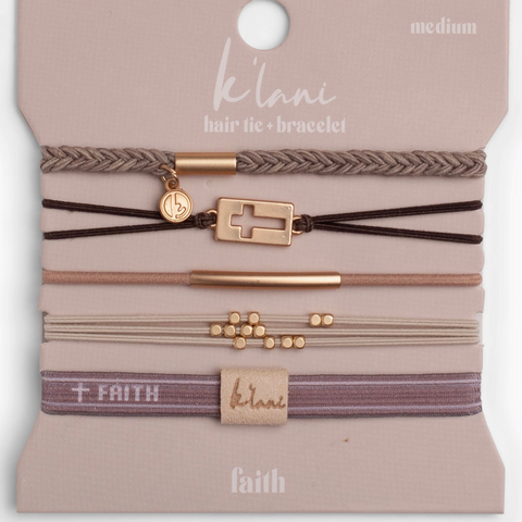 Faith Hair Tie Bracelet
