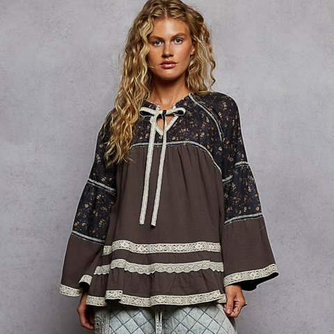 Beverly Top - Charcoal