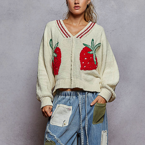 Strawberry Sweater