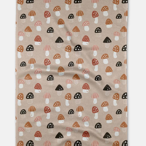 Fall Mushroom Kitchen Towel