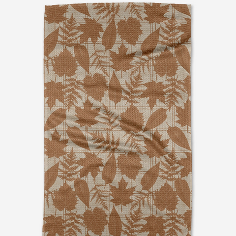 Autumnal Leaves Kitchen Towel