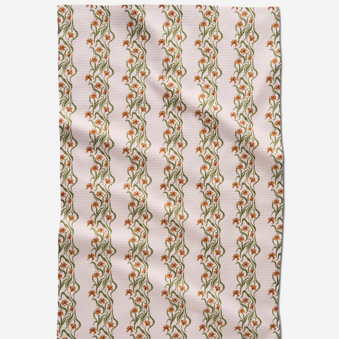 Floral Fall Kitchen Towel
