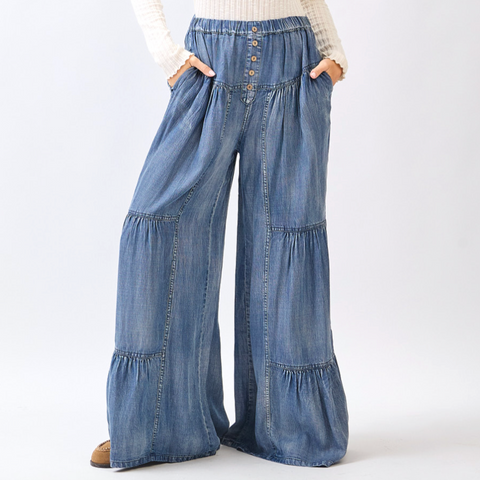 Mitsy Blue Denim Pant