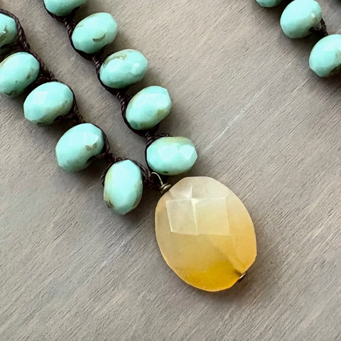 Honey Chalcedony Necklace