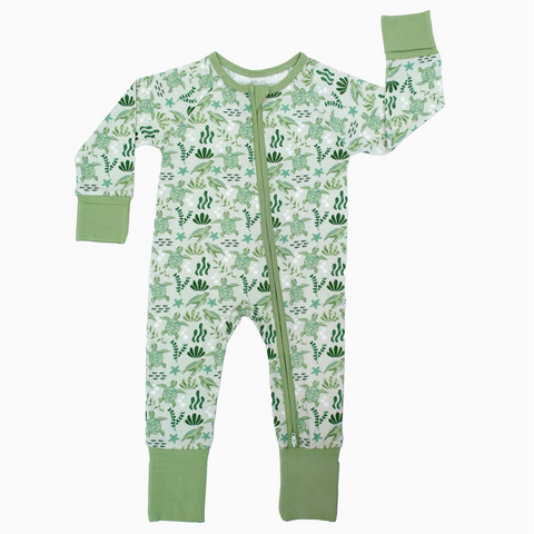 Save the Turtles Convertible Footie Pajama