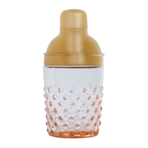 Glass Hobnail Cocktail Shaker