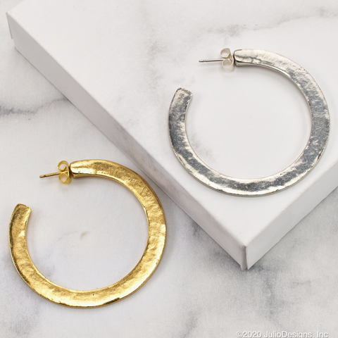Hammered Hoops