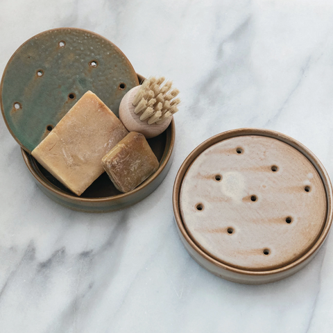 Stoneware Soap Dish