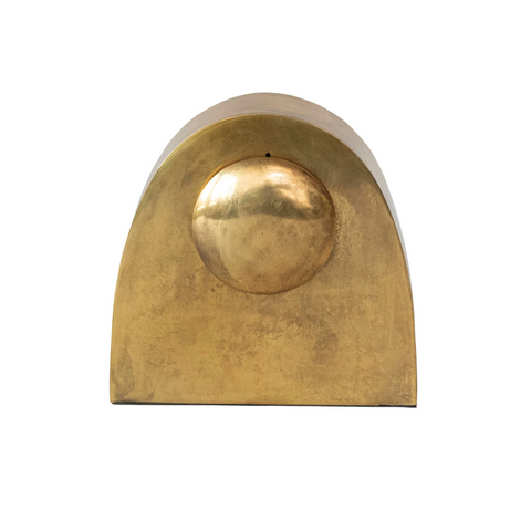 Arched Metal Mantel Clock