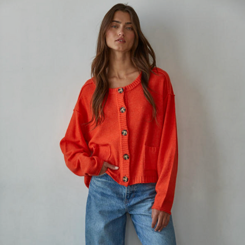 Nina Cardigan - Red