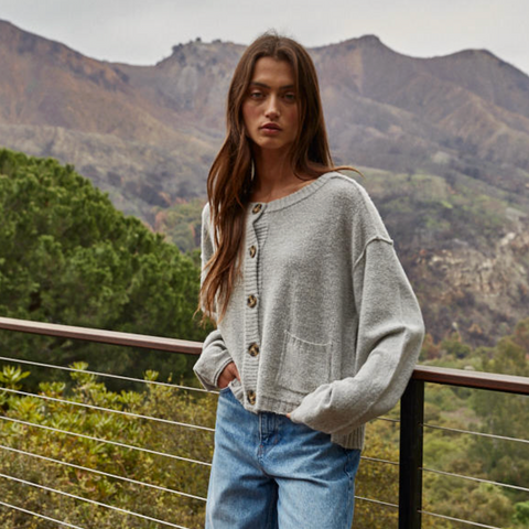 Nina Cardigan - Grey