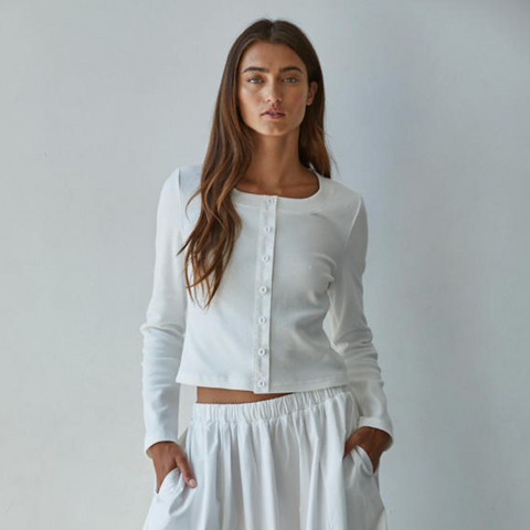 Emma Cardigan - White