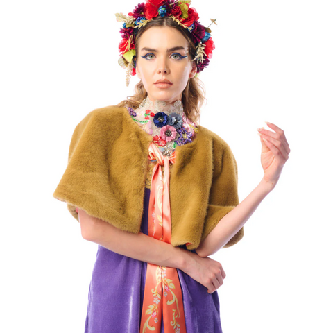 Grace Kelly Fur Cape