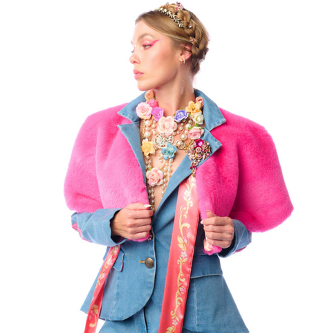 Grace Kelly Fur Cape