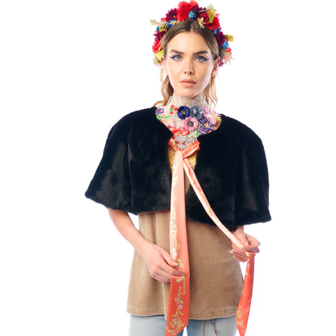 Grace Kelly Fur Cape