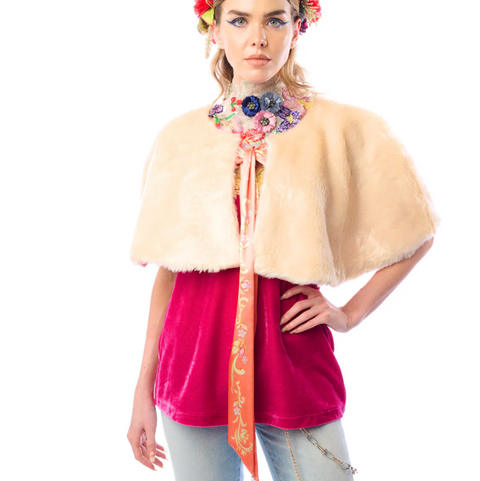 Grace Kelly Fur Cape