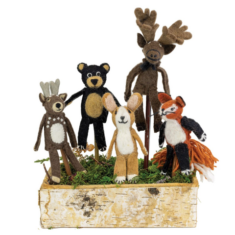 Forest Finger Puppets