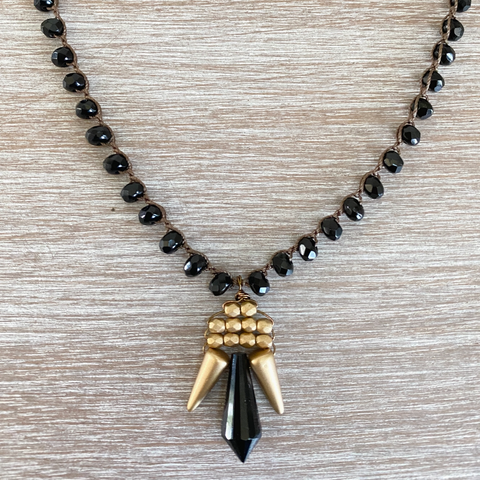 Golden Scarab  Necklace